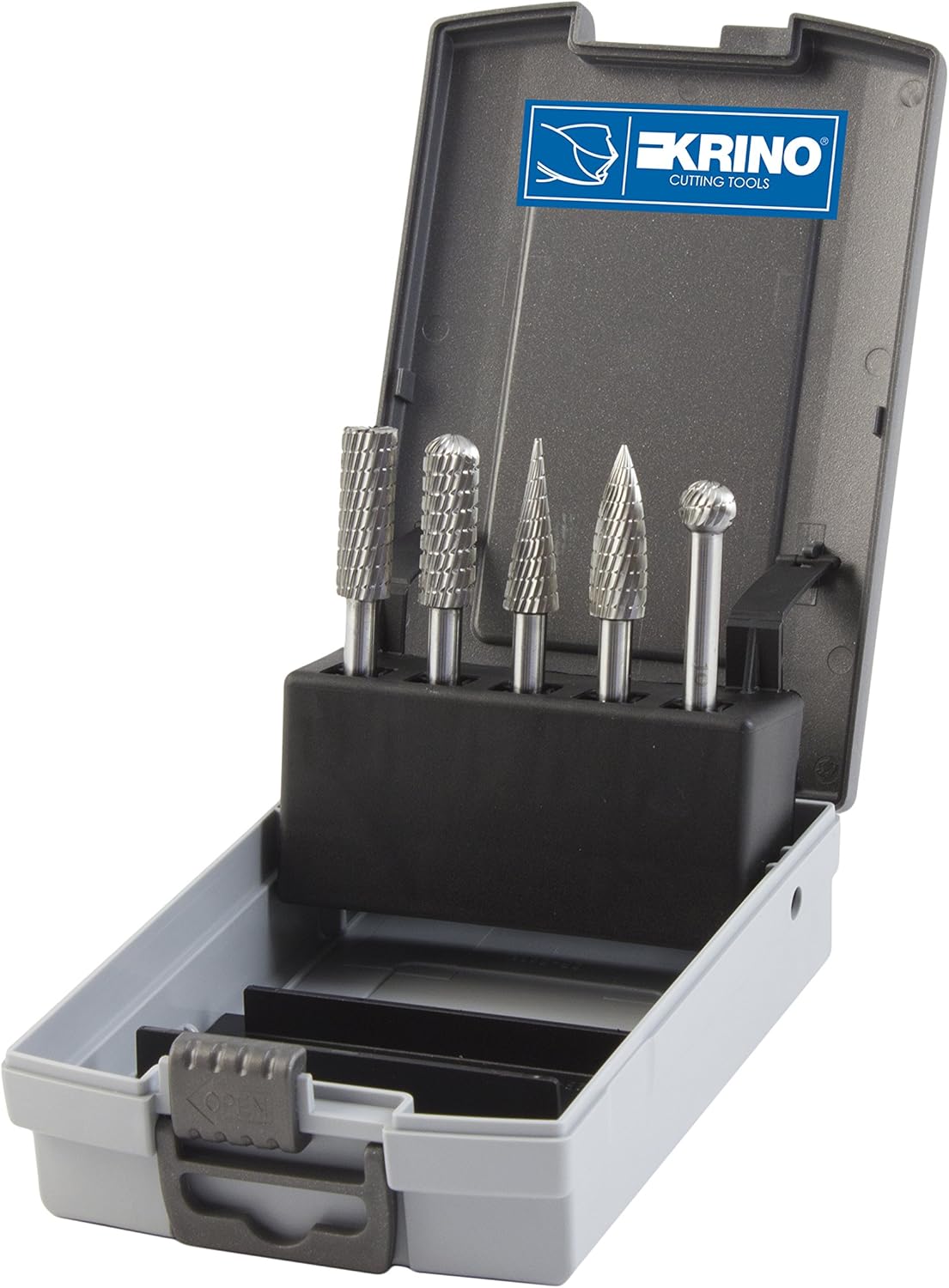 Krino 26008404 - Set Frese Rotative in HSS - 5 Pezzi