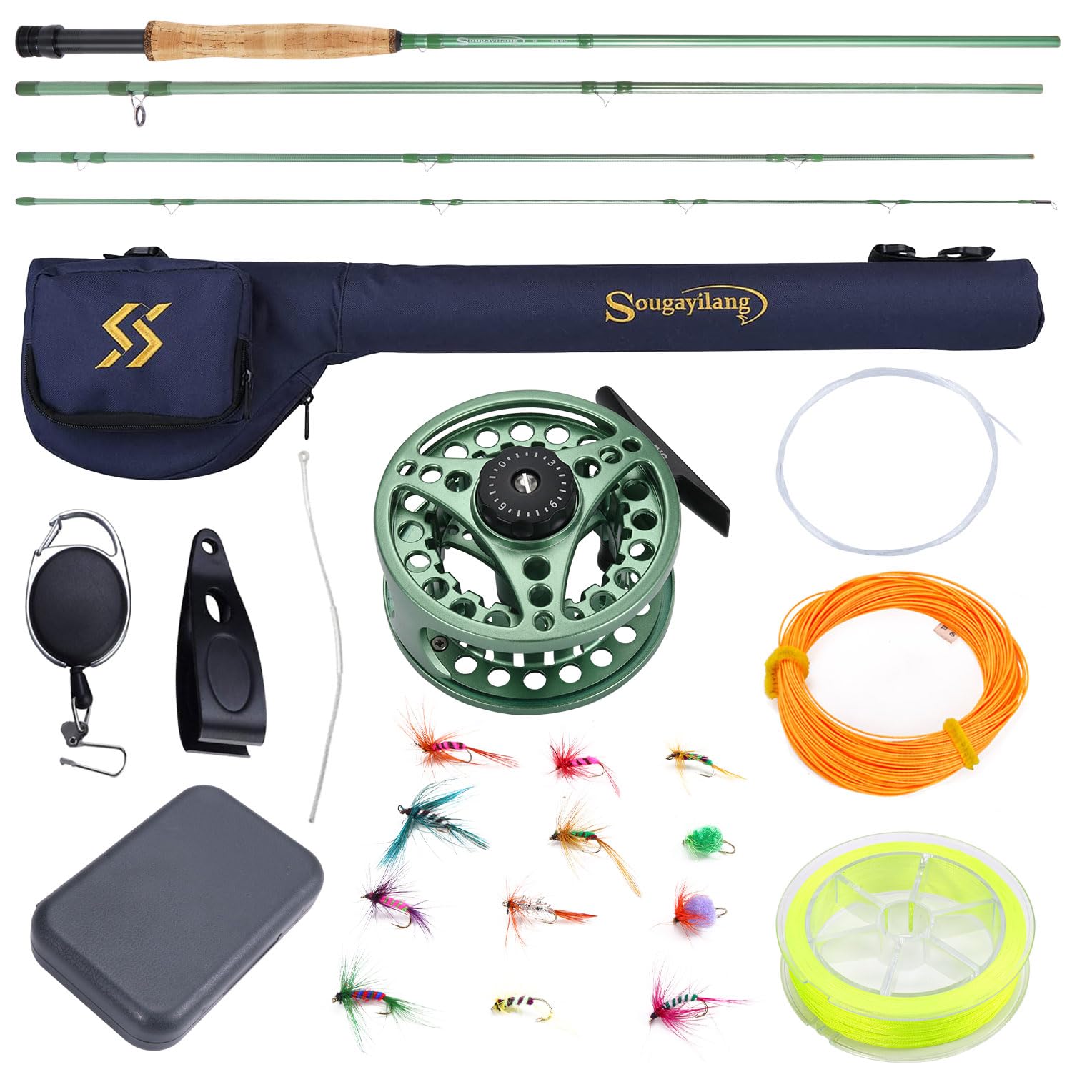 Sougayilang Canna e Mulinello da Pesca a Mosca