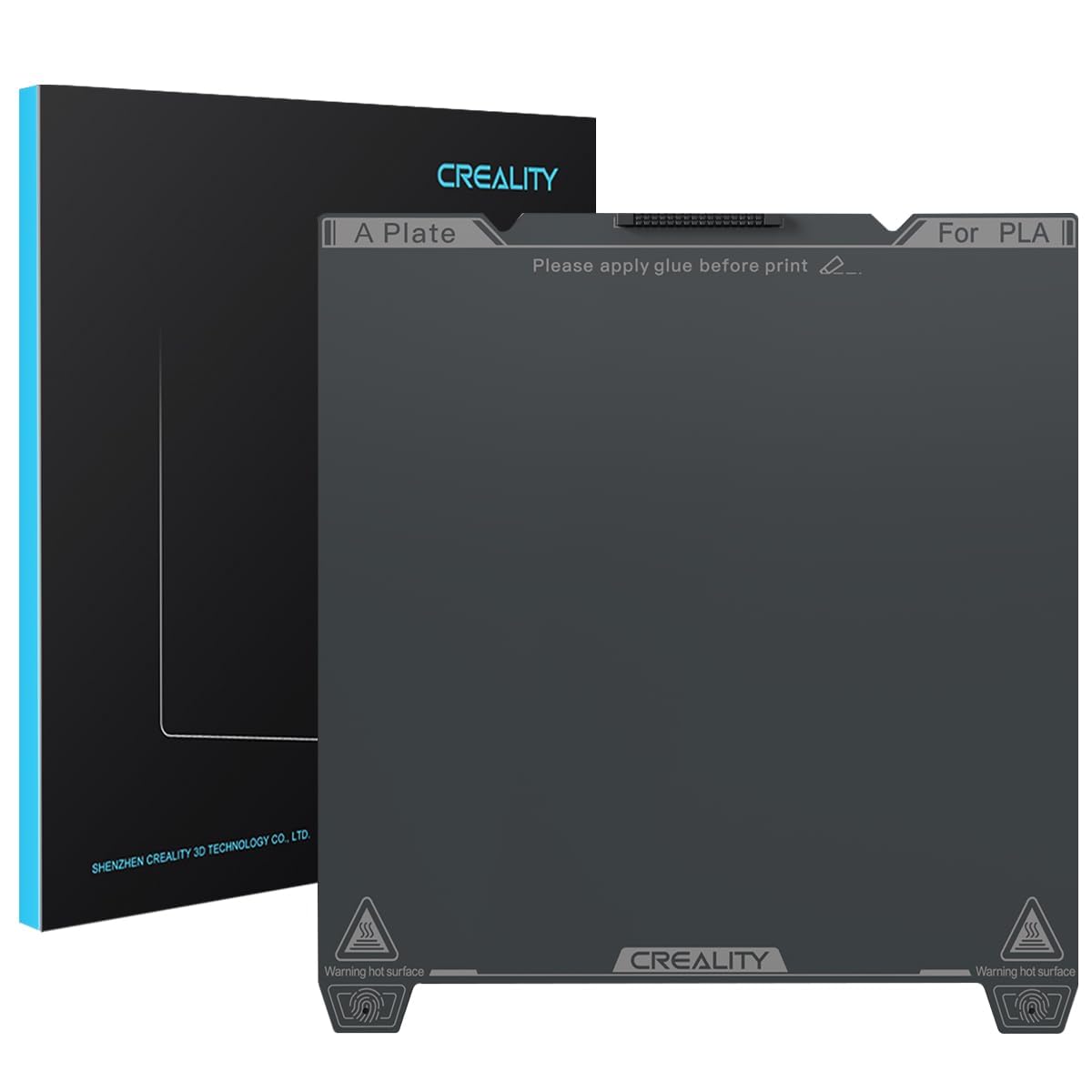 Creality Piastra di costruzione ufficiale K1C foglio PEI con pulitore ugelli 235 x 235 mm superficie liscia flessibile rimovibile accessorio stampante 3D per Ender 3S1/3S1 Pro/3V2 Neo/3V3 SE/KE K1