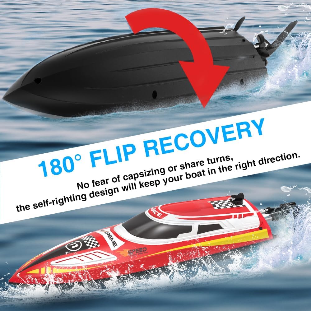 OBEST Barca RC con Luce LED 30 km/h - immagine 2