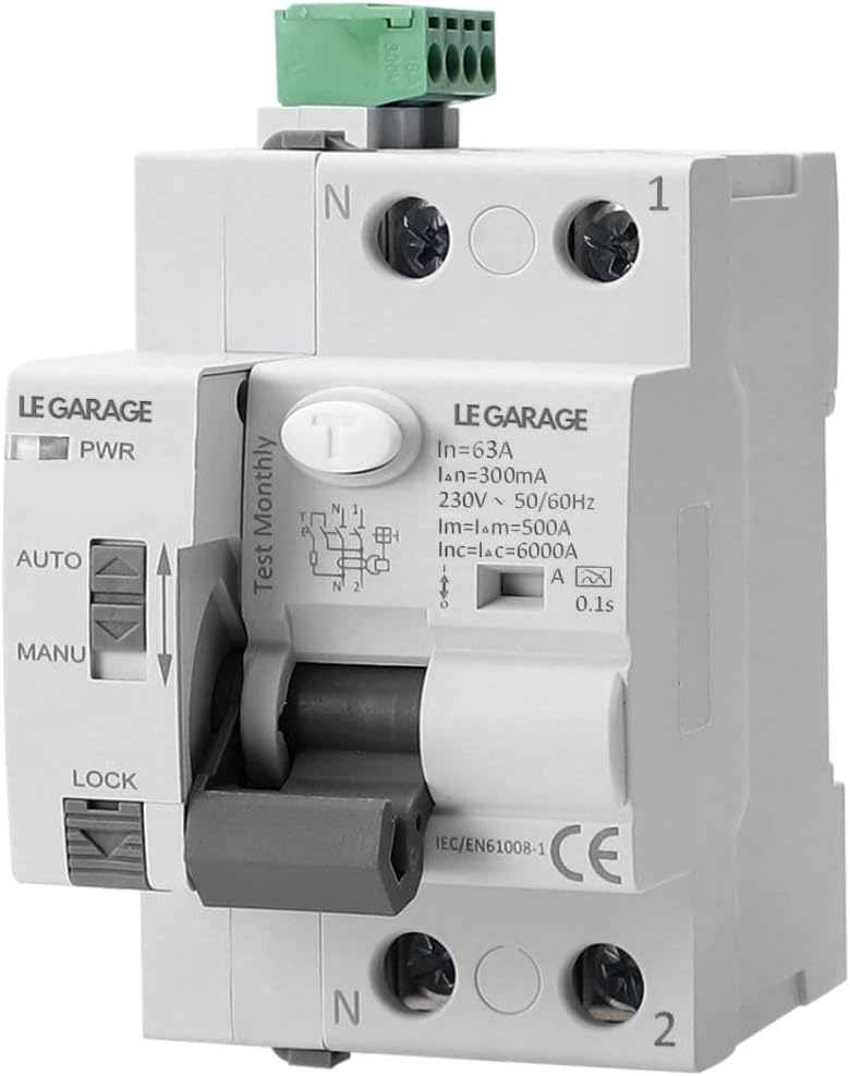 Differenziale Auto Riarmabile Superimmunizzato 2P 63A 300mA - immagine 2