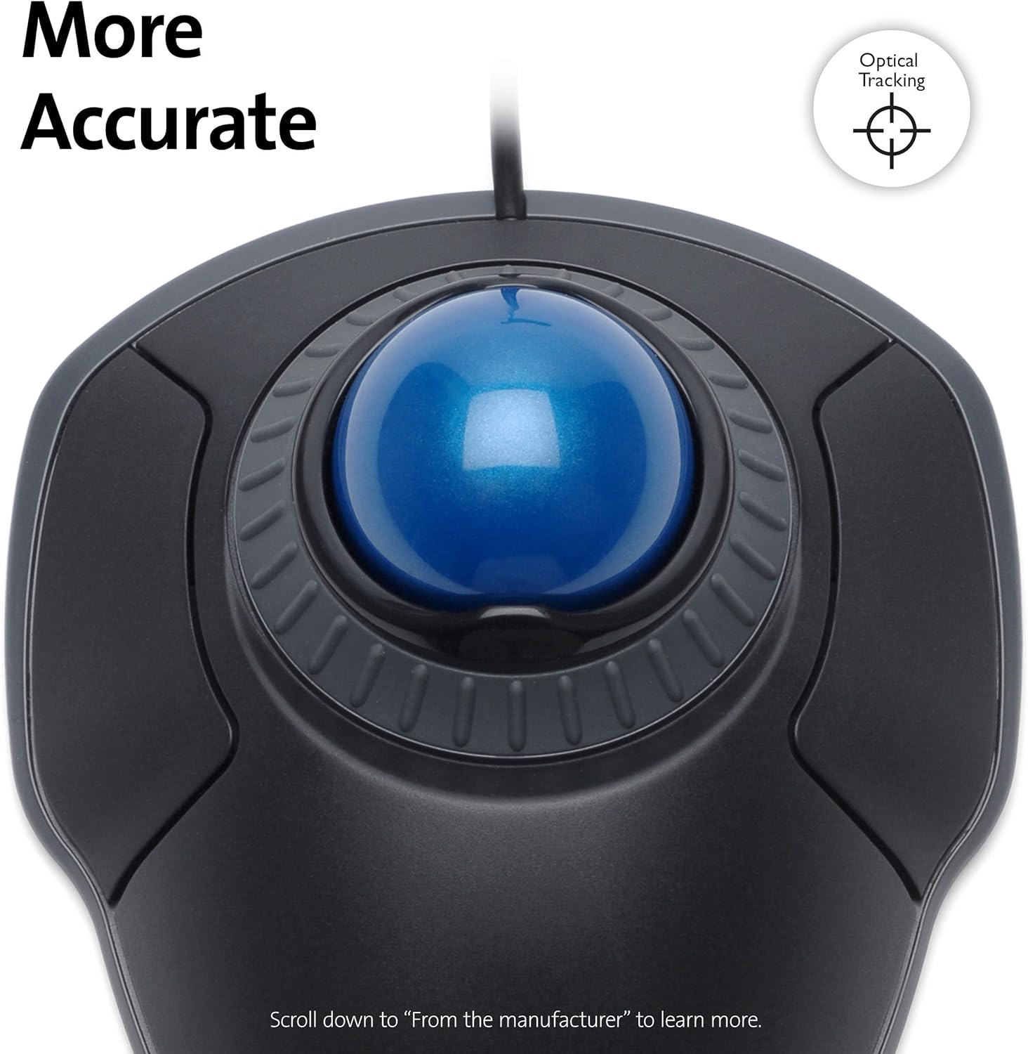 Kensington K72337EU Mouse Orbit con Trackball, Blu - immagine 3