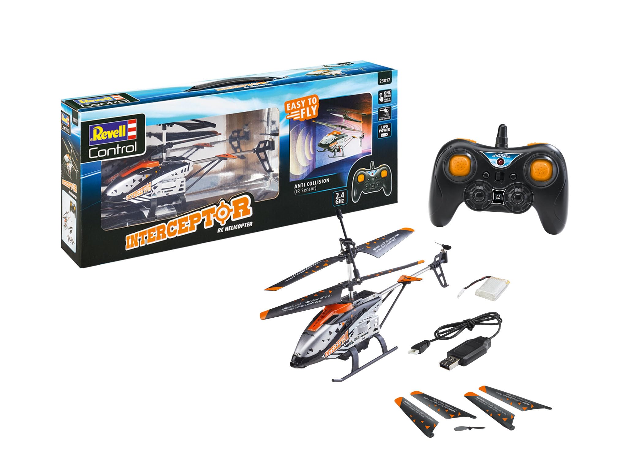 Revell Control 23817 - Elicottero Radiocomandato Interceptor