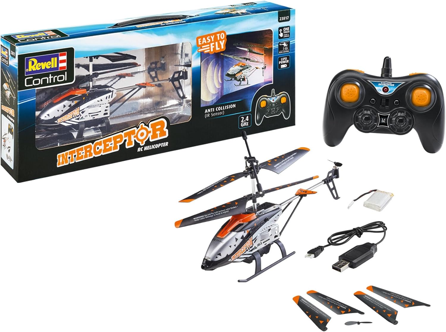 Revell Control 23817 - Elicottero Radiocomandato Interceptor - immagine 1