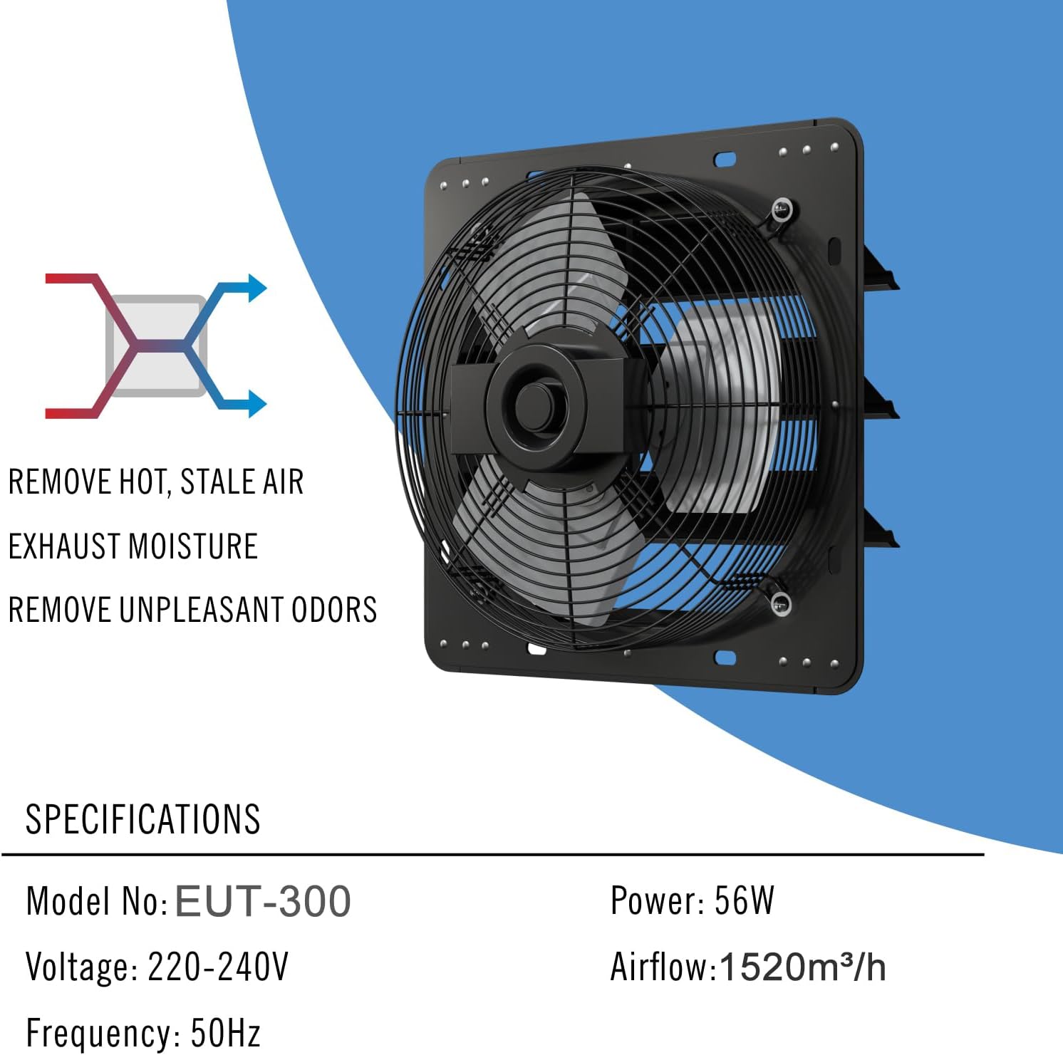 Aygrochy Ventola Aspirazione 300mm 1520 m³/h - immagine 2