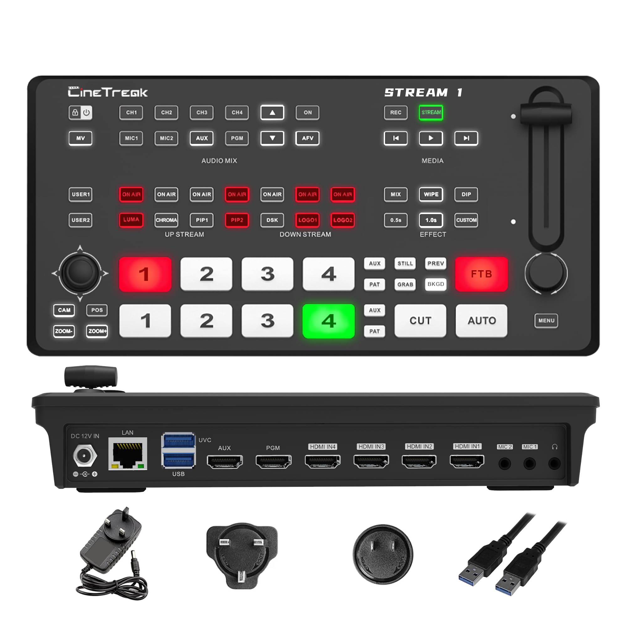 Stream-1 Switcher Mixer Video HDMI Super Source