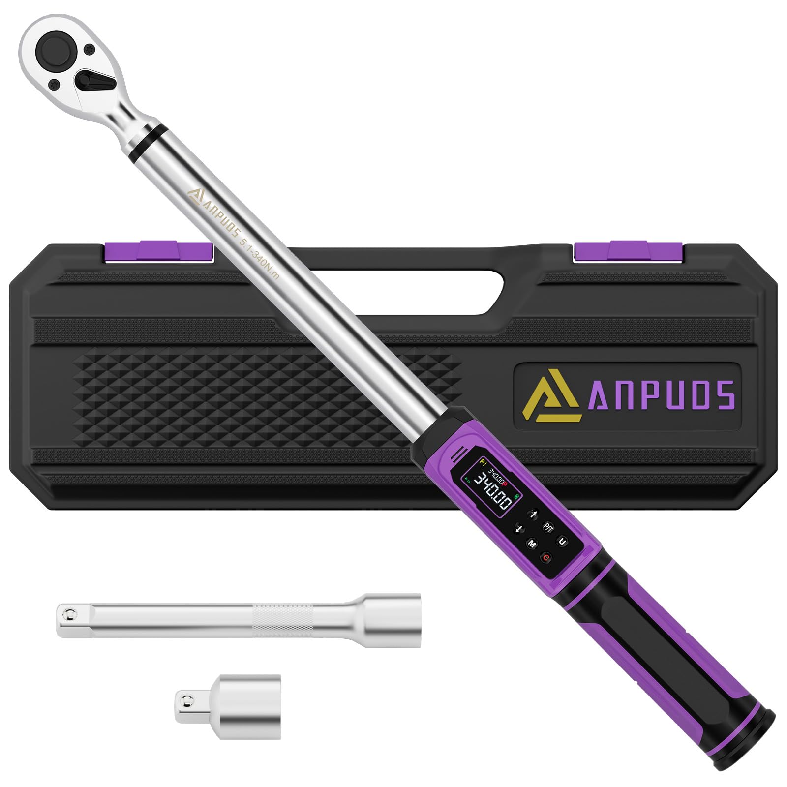 Chiave Dinamometrica Digitale 1/2" 5.1-340Nm