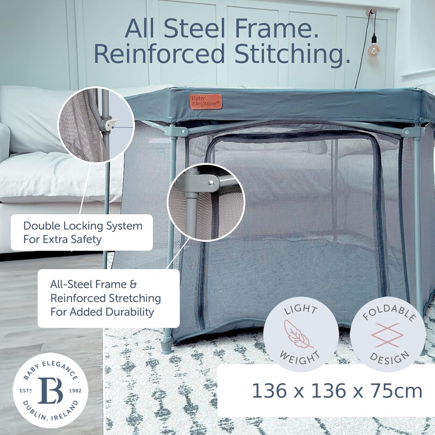 Baby Elegance Penna da gioco pieghevole - immagine 2