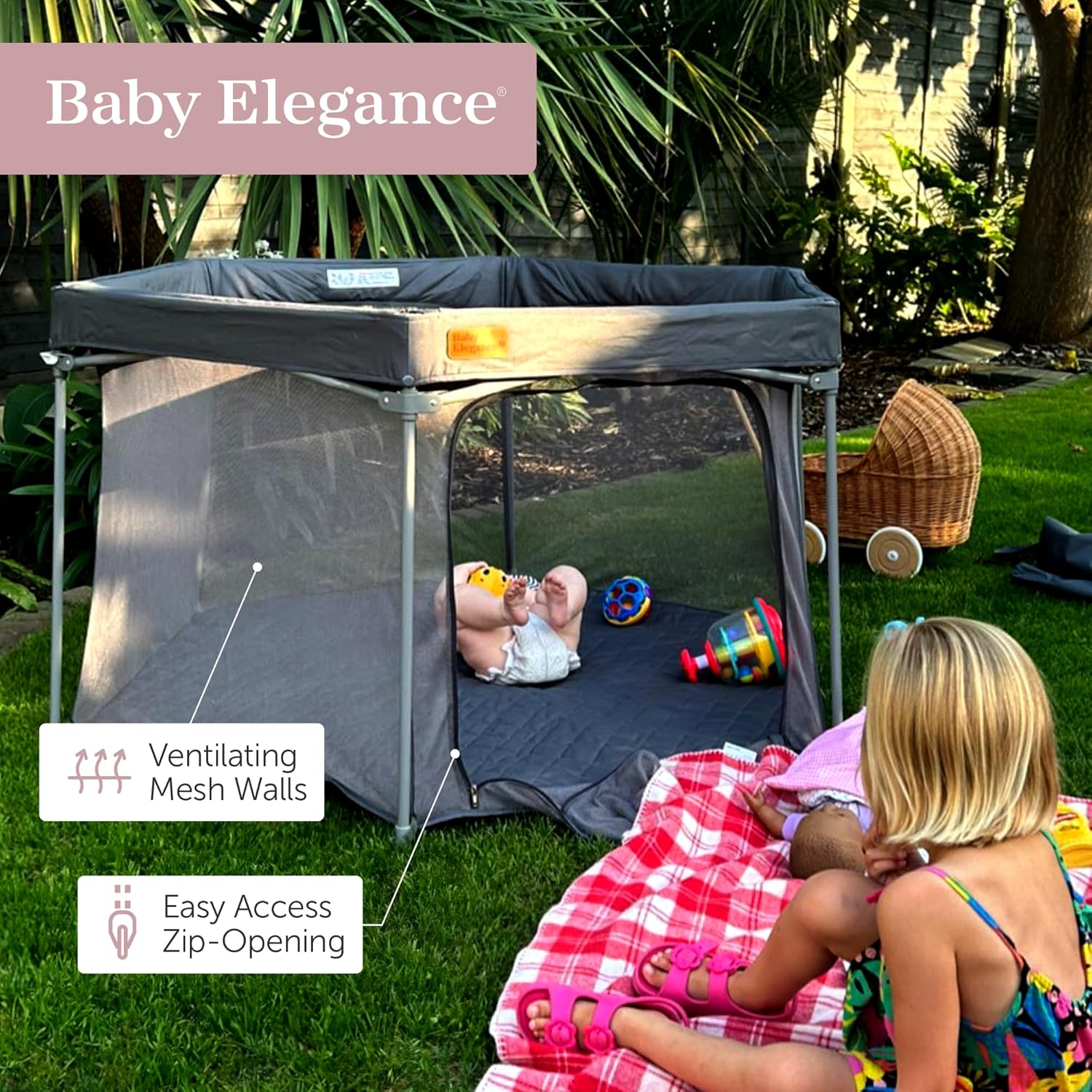 Baby Elegance Penna da gioco pieghevole - immagine 4