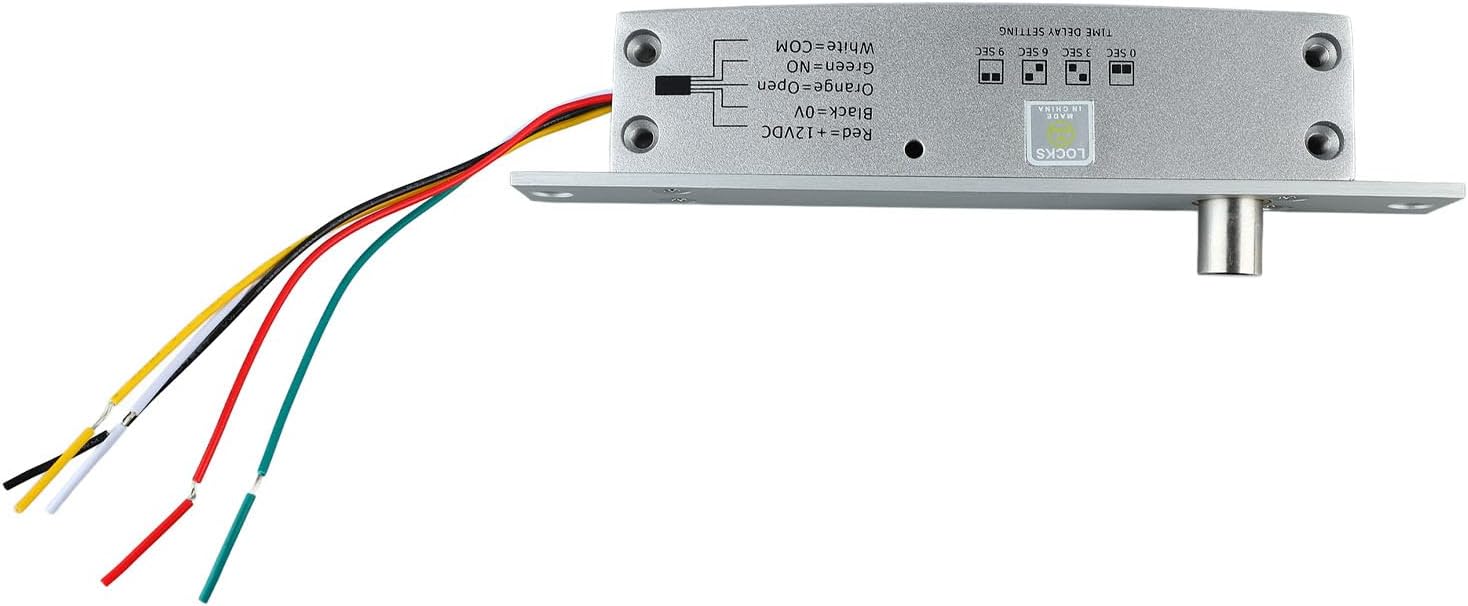 Serratura Elettrica DC 12V 5 Linee con Catenaccio - immagine 7