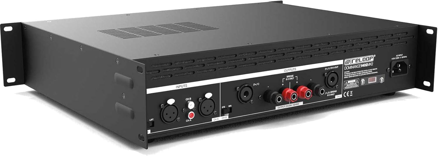 Reloop Dominance 1402 MK2 - Amplificatore Audio - immagine 4