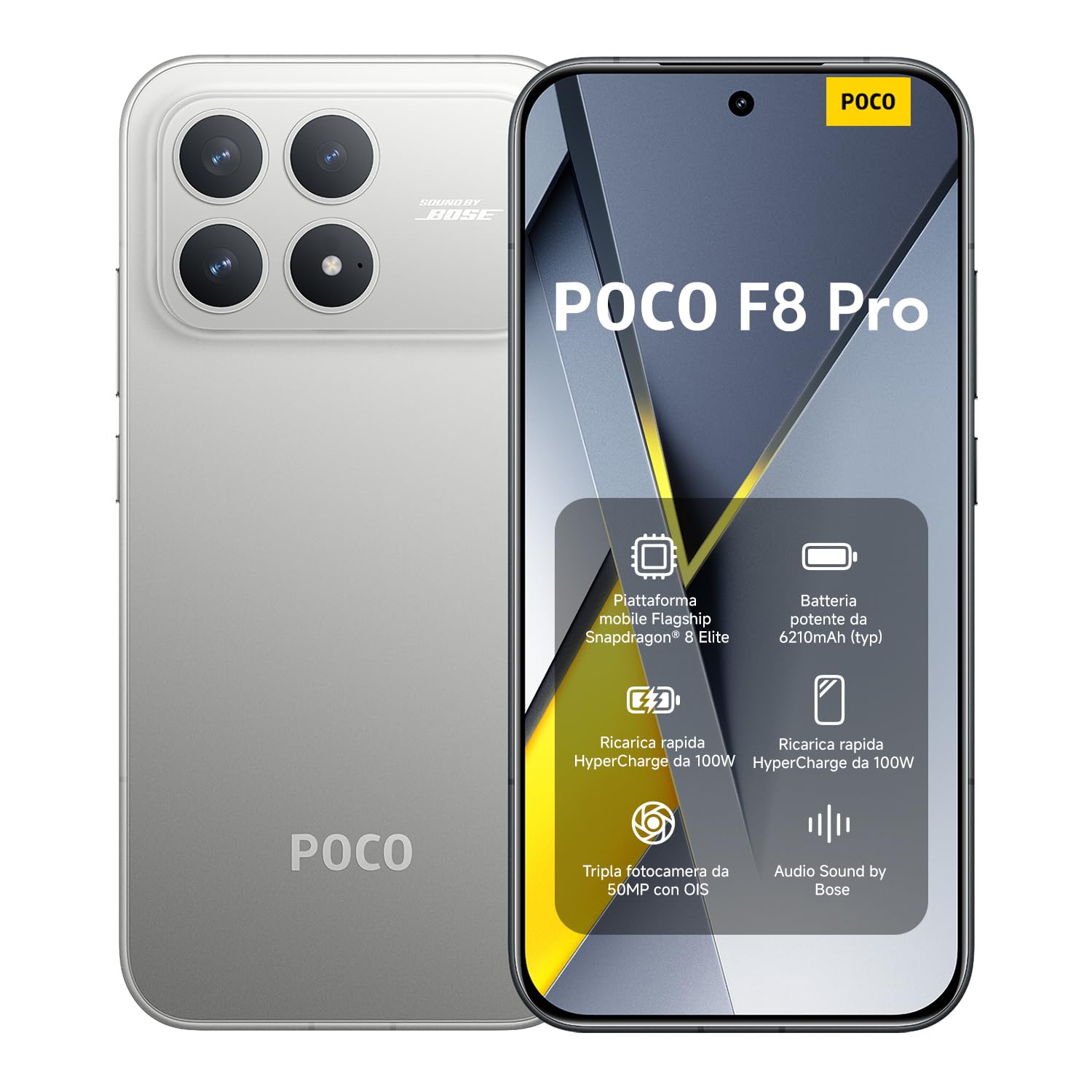 Xiaomi POCO F8 Pro - Smartphone 12+512 GB Titanium