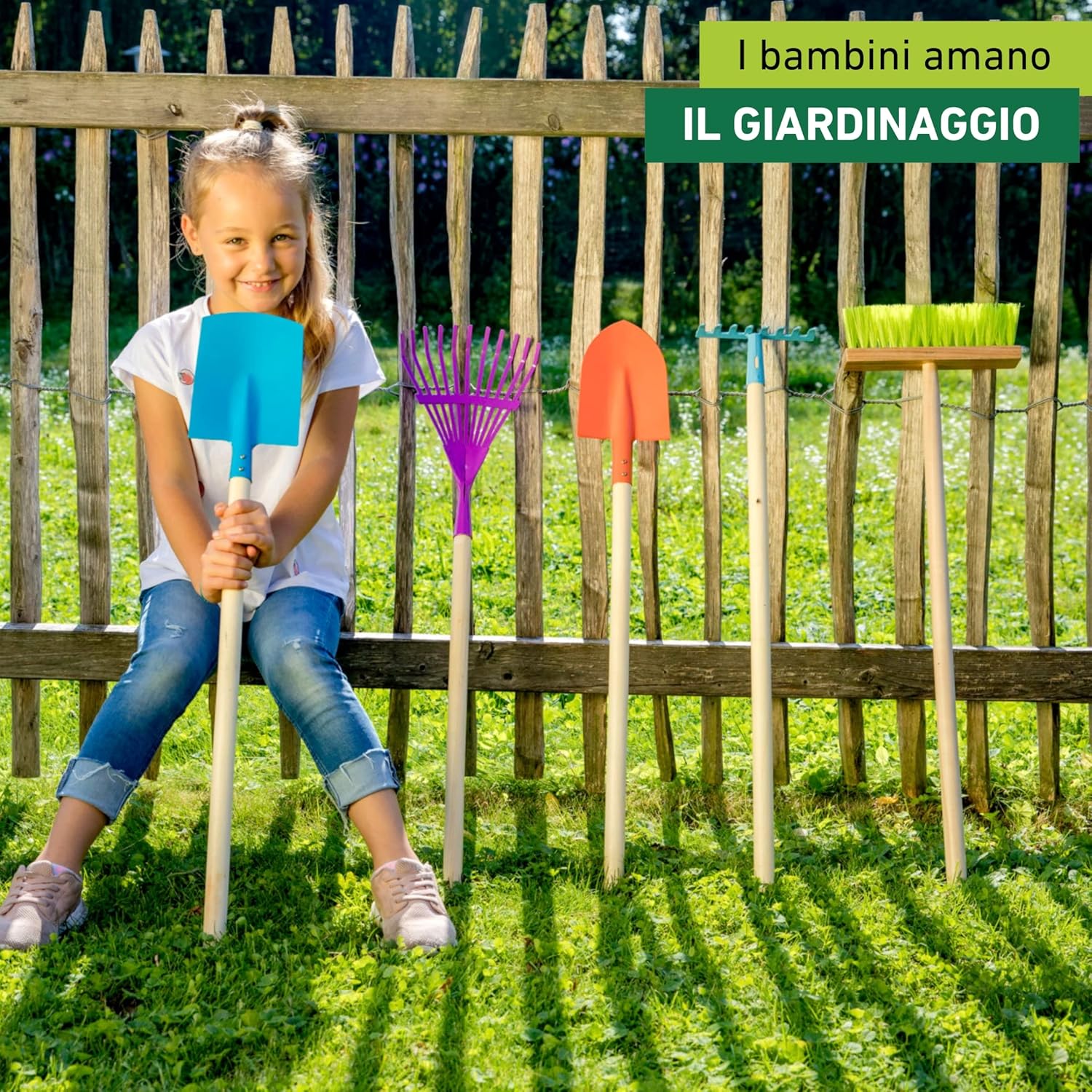Windhager - Set Attrezzi per Bambini, Metallo, Multicolore - immagine 2