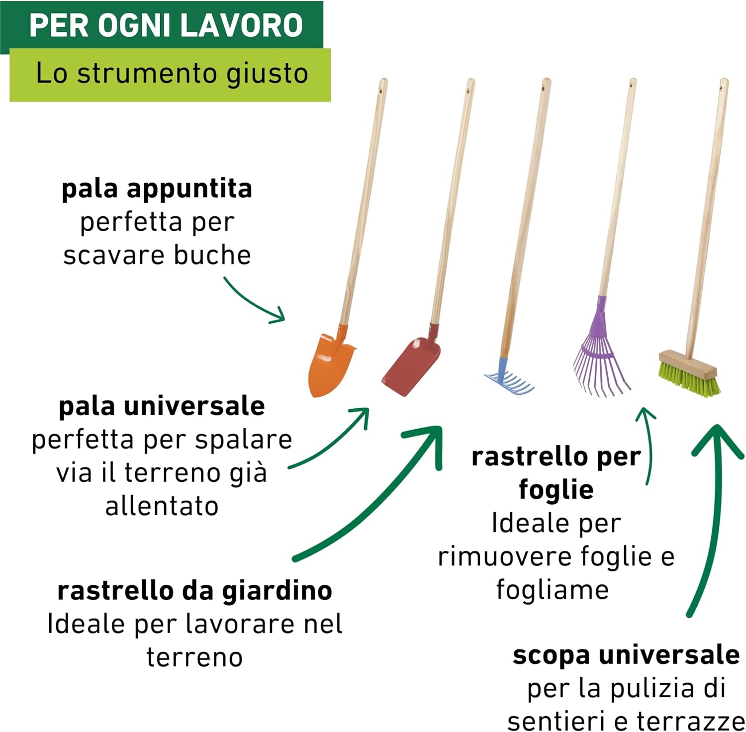 Windhager - Set Attrezzi per Bambini, Metallo, Multicolore - immagine 4