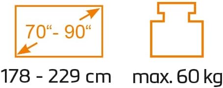 Mywall Supporto TV HT27L per Schermi 70-90 Pollici - immagine 4