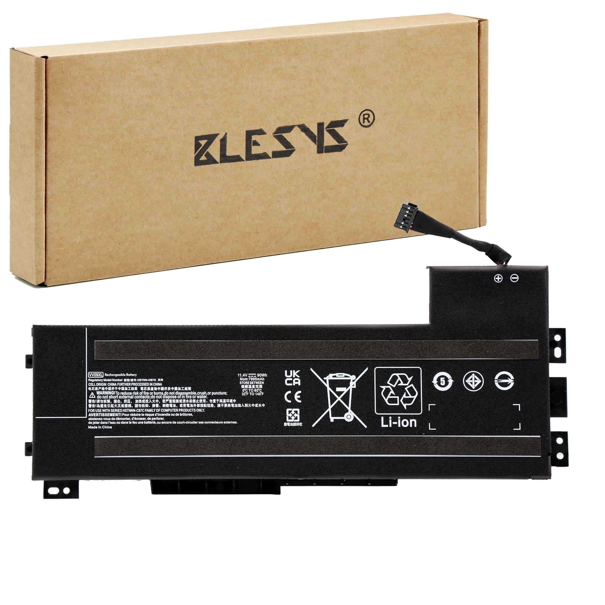 Blesys VV09XL Batteria per HP ZBook 15 G3 G4 Workstation