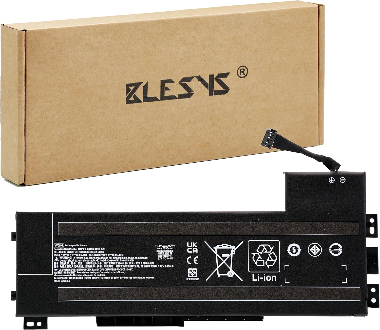 Blesys VV09XL Batteria per HP ZBook 15 G3 G4 Workstation - immagine 1
