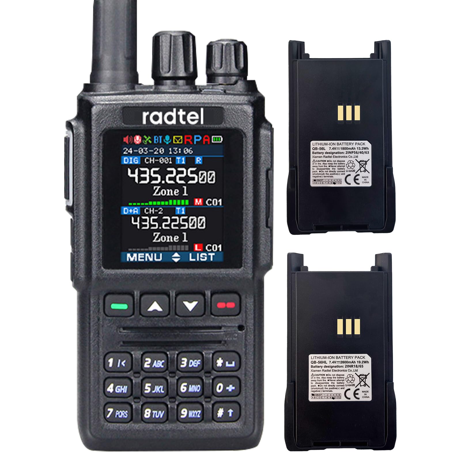 Radtel RT-7D DMR Radio UHF/VHF Dual Band Digitale Analogico