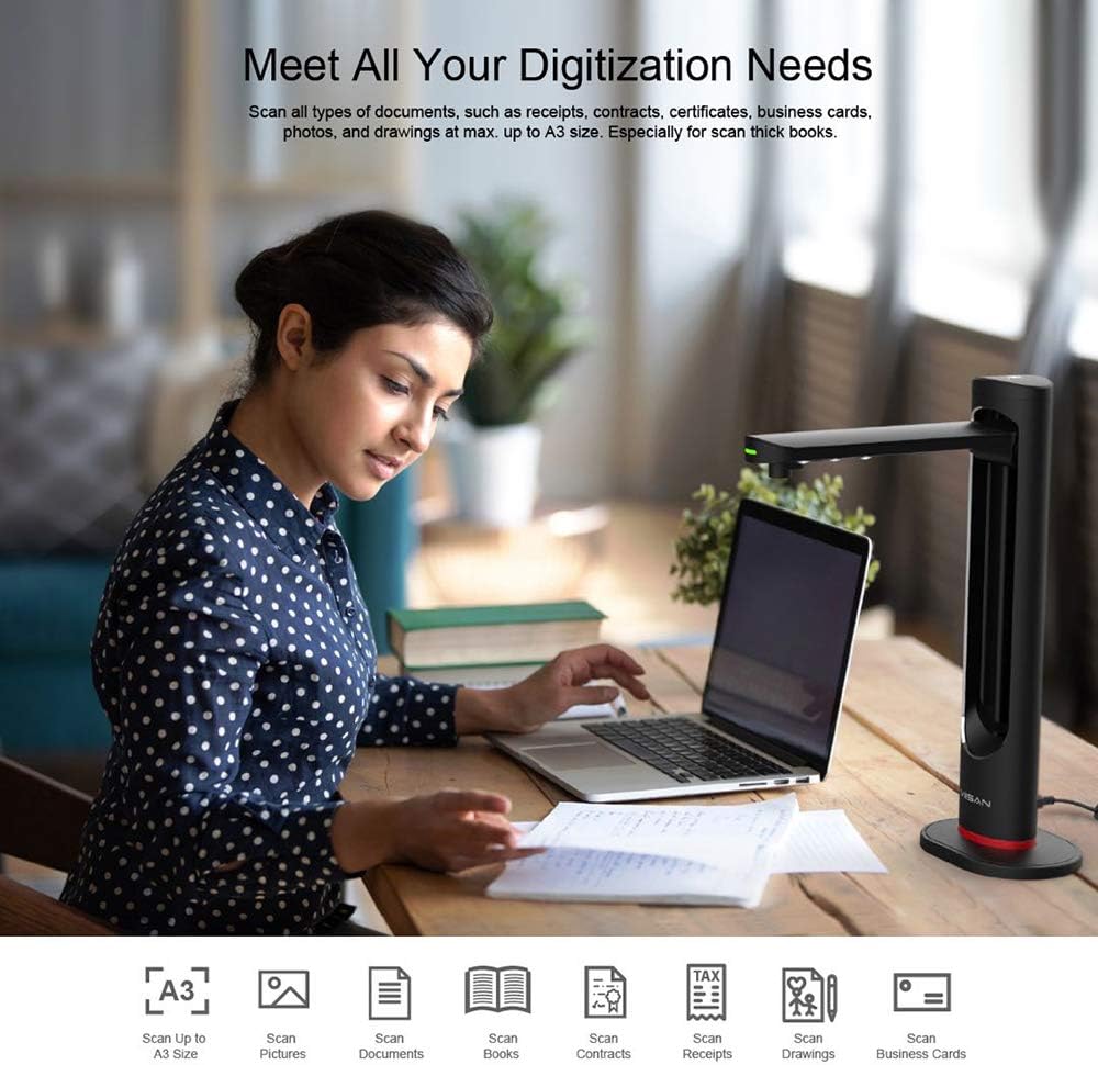Viisan K21 Scanner Documenti e Libri A3 - immagine 7