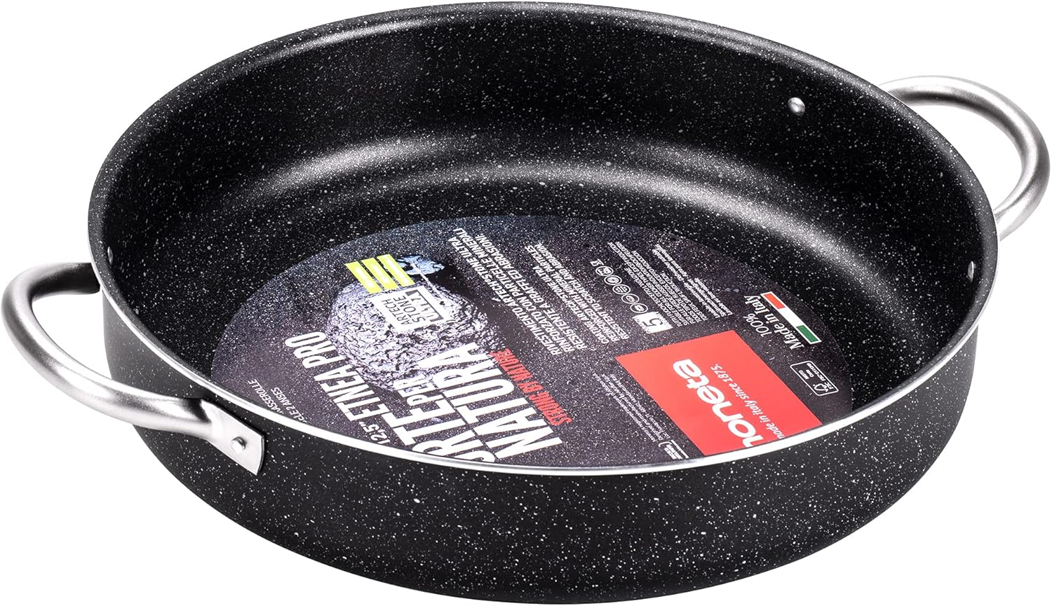 Moneta Etnea Pro Tegame 32 cm, manici inox - immagine 1