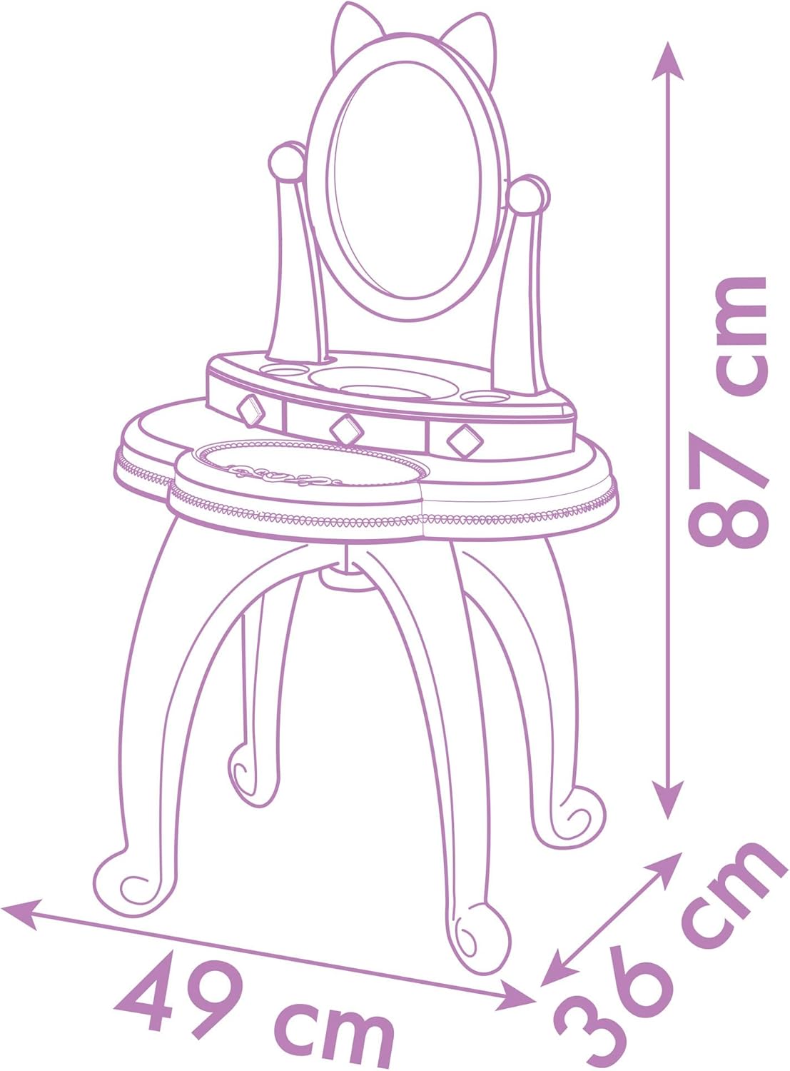 Smoby Gabby Specchiera 2 in 1 - Giocattolo +3 anni - immagine 8