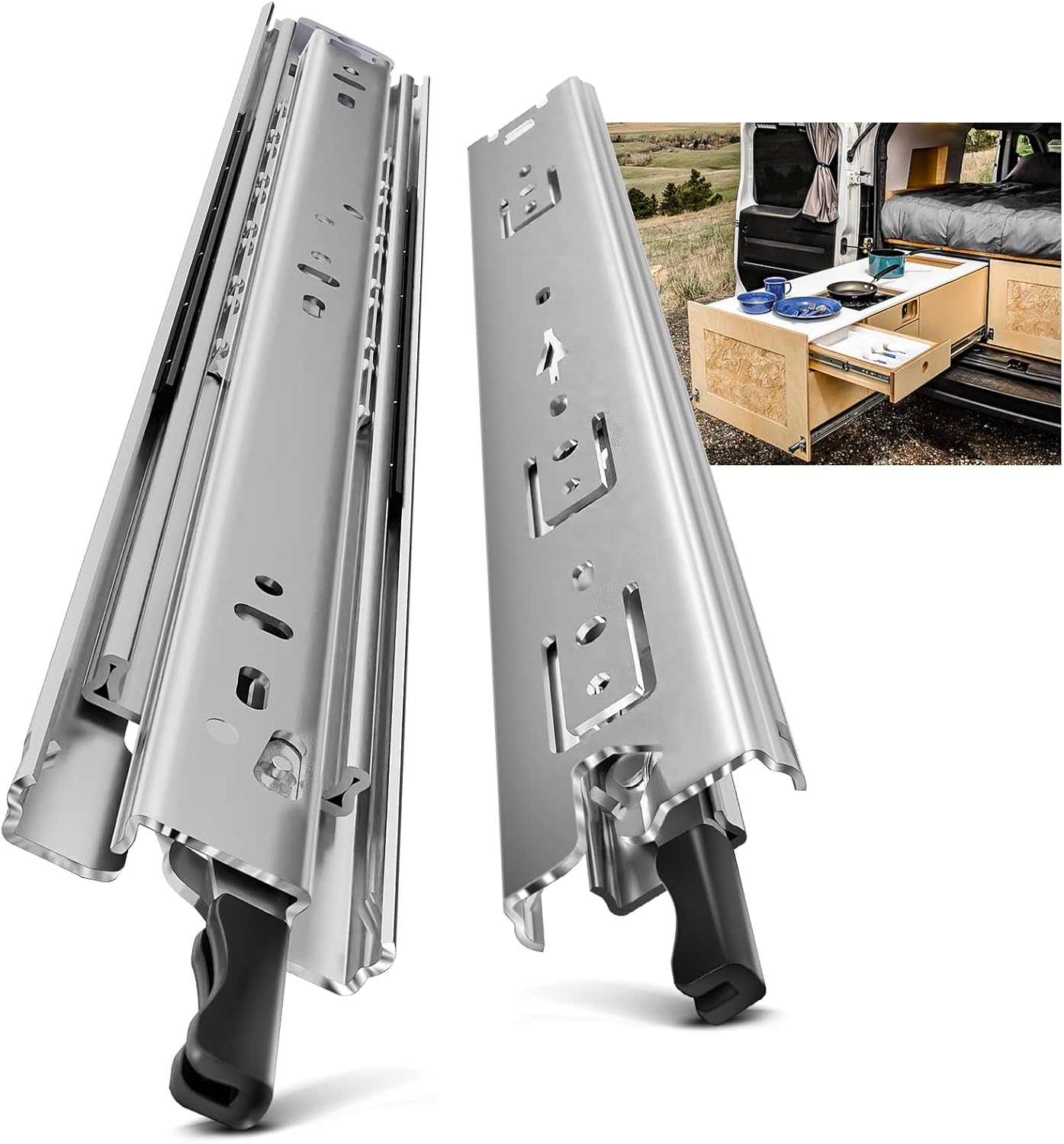 Aolisheng Guide per Cassetti Carichi Pesanti 450mm - immagine 1