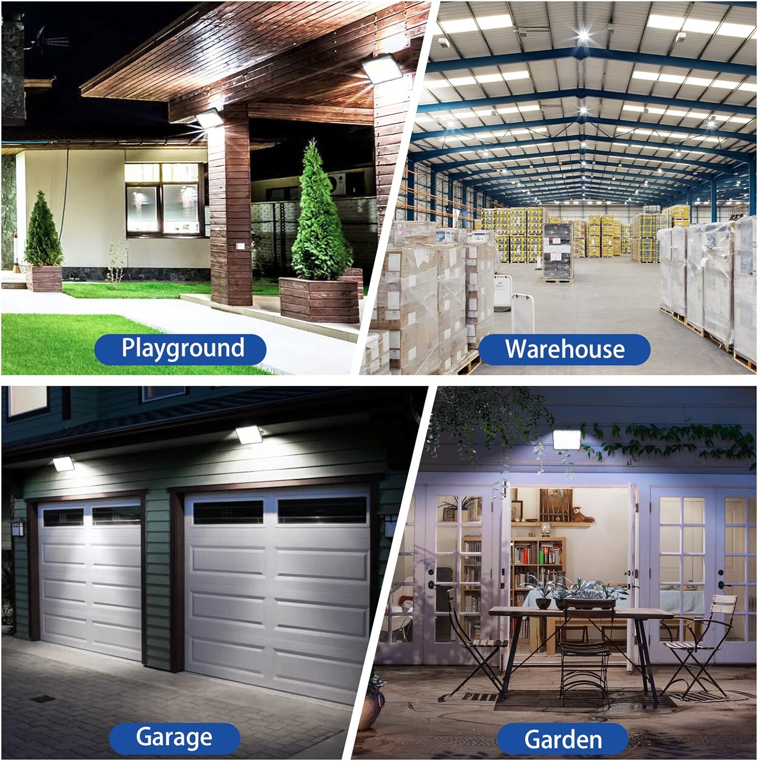 Faro Faretto LED da Esterno 200W 10000LM (2 Pezzi) - immagine 6