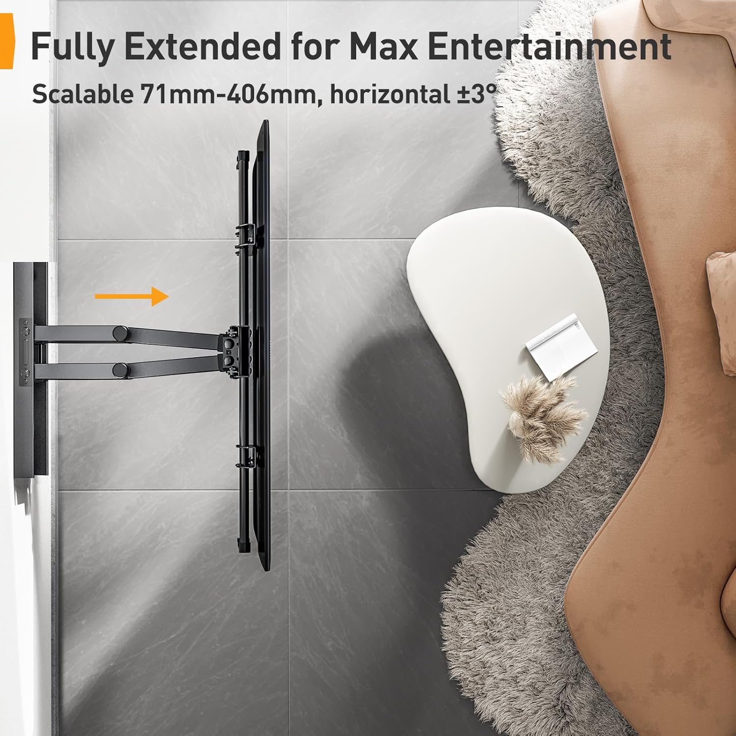 Perlegear Supporto da Parete per TV 37-84 pollici - immagine 6