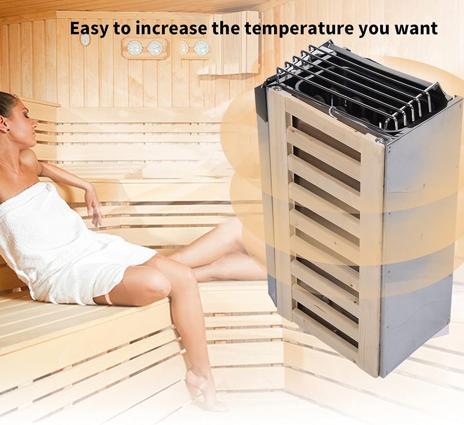 Stufa per Sauna 3.6KW in Acciaio Inossidabile - immagine 3