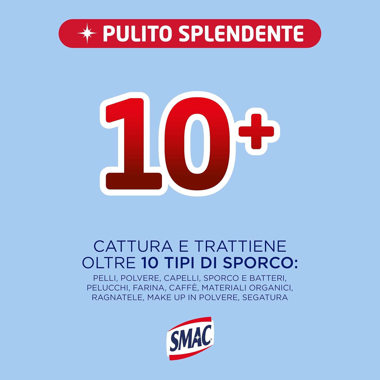 Smac Express - Panni Cattura Polvere 10+, 120 Panni | Velz