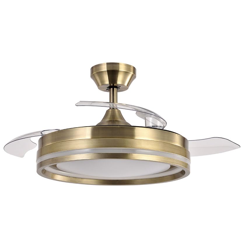 Eden Pulse Ventilatore Nero e Oro a 3 Pale 107D