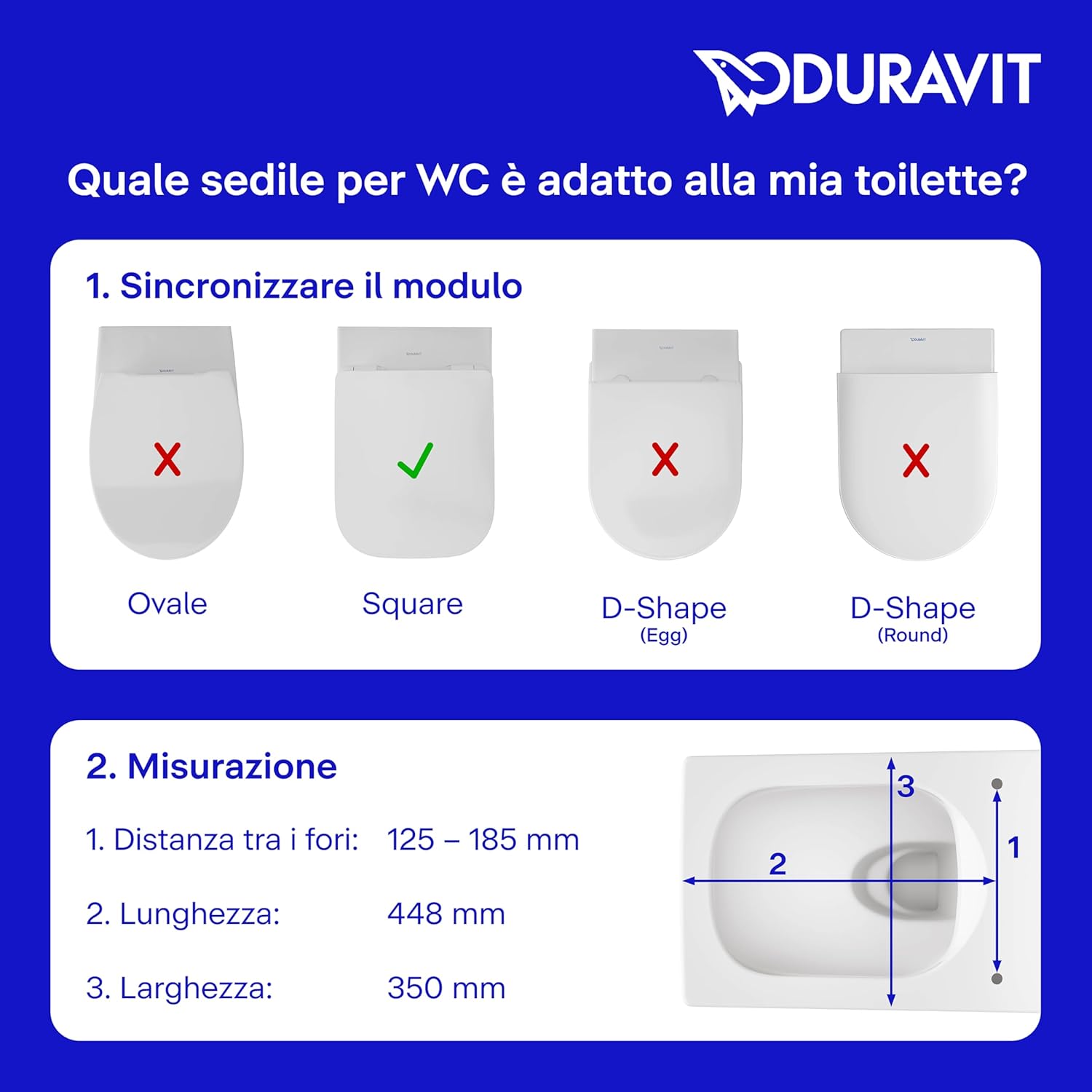 Duravit Sedile WC Universale Ovale, Bianco - immagine 5