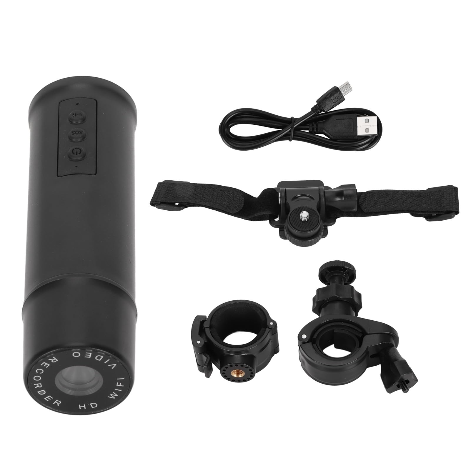 Dash Cam 1080P con WiFi per Moto e Bici