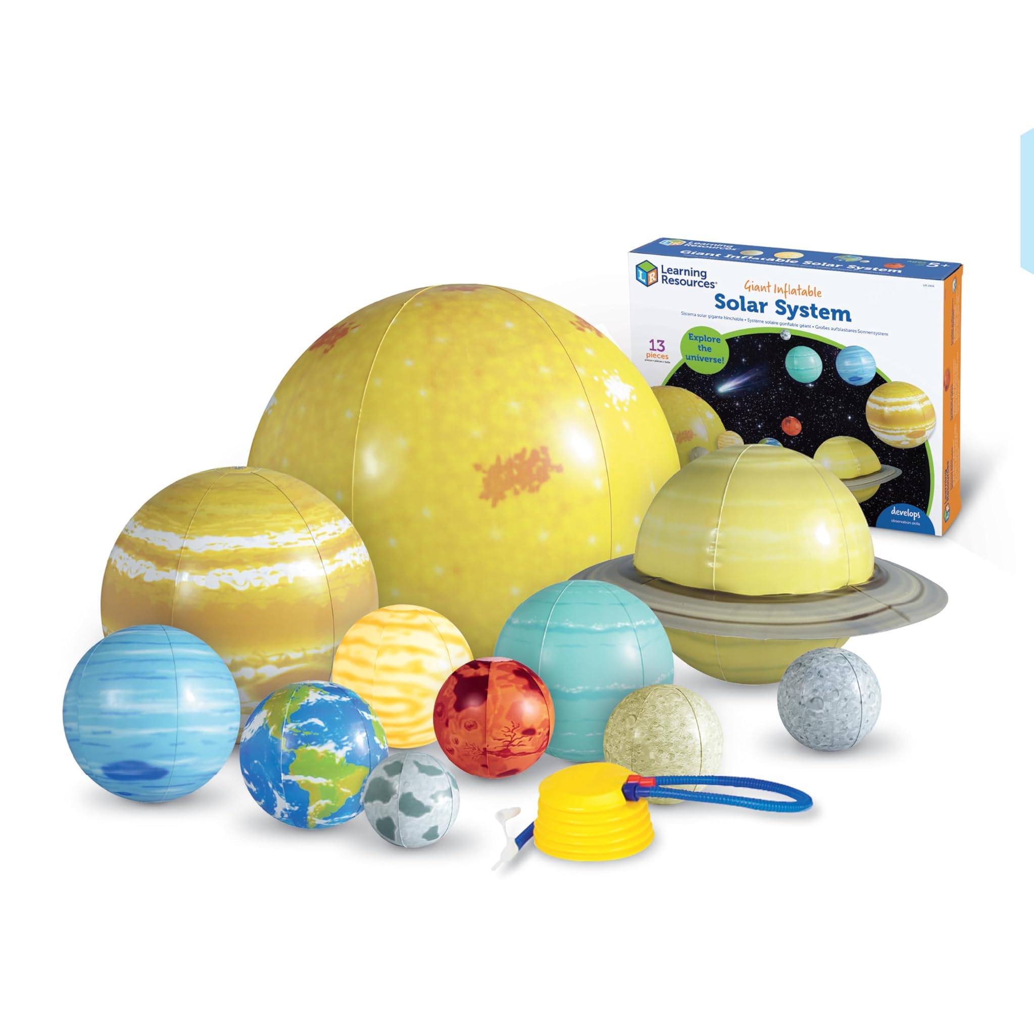 Learning Resources Set con sistema solare gonfiabile