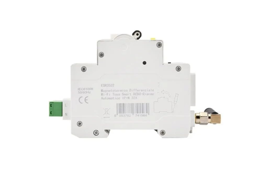Ixtrima Interruttore Differenziale RCBO WiFi 1P+N 32A - immagine 2