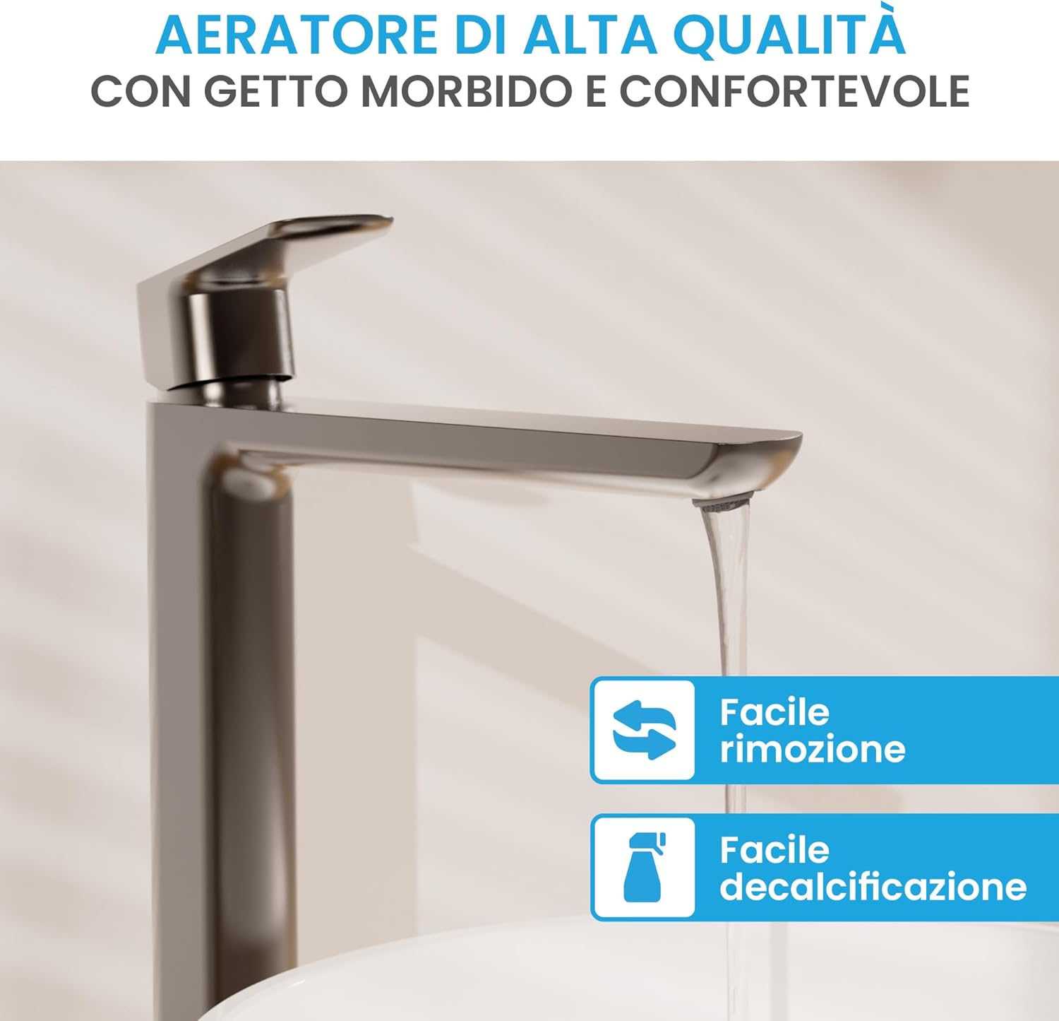 Bächlein Rubinetto Bagno Mizarela Antracite - immagine 2