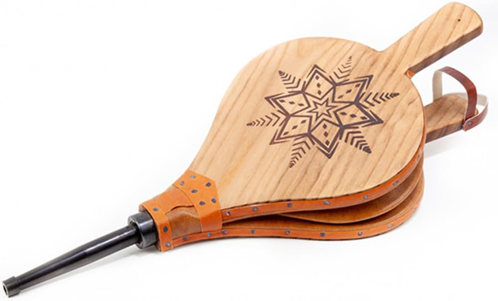 Soffietto Manuale per Camino e Barbecue in Legno Naturale