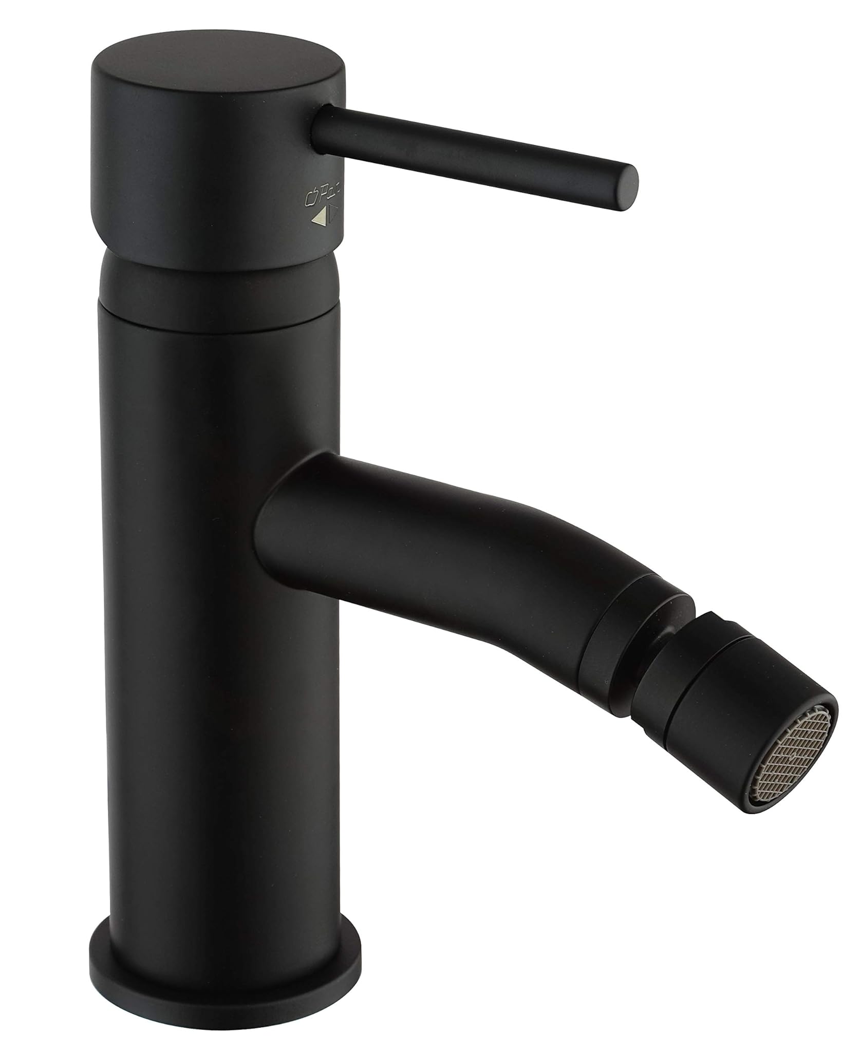 Paini Diana - Miscelatore Bagno Monocomando per Bidet, Nero Opaco