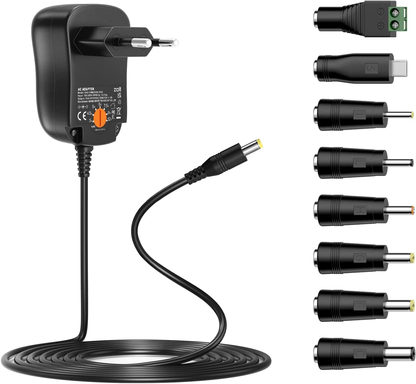 Alimentatore Universale AC/DC 24W 2A - immagine 1