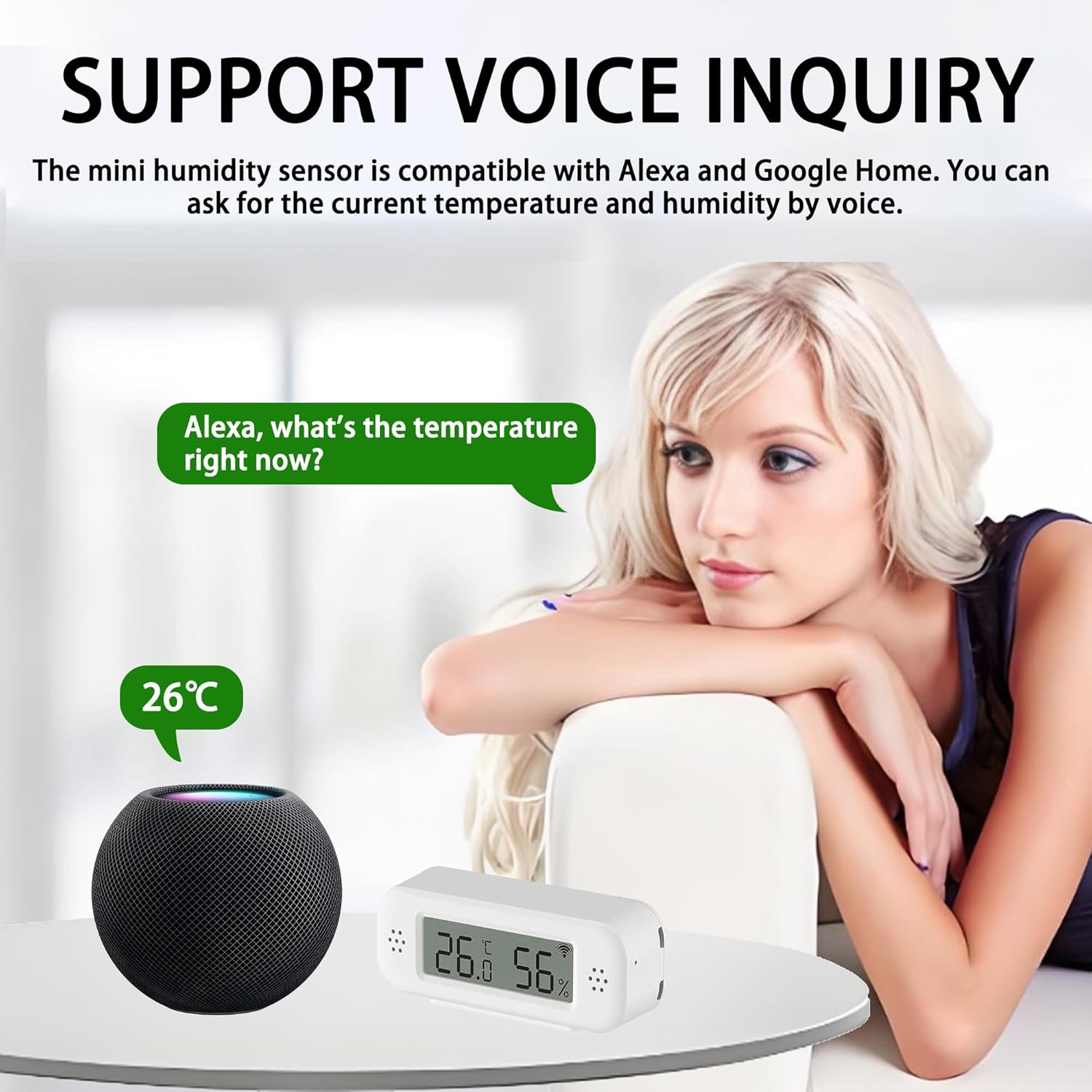 Termometro Digitale Igrometro WiFi Smart (2 Pack) - immagine 5