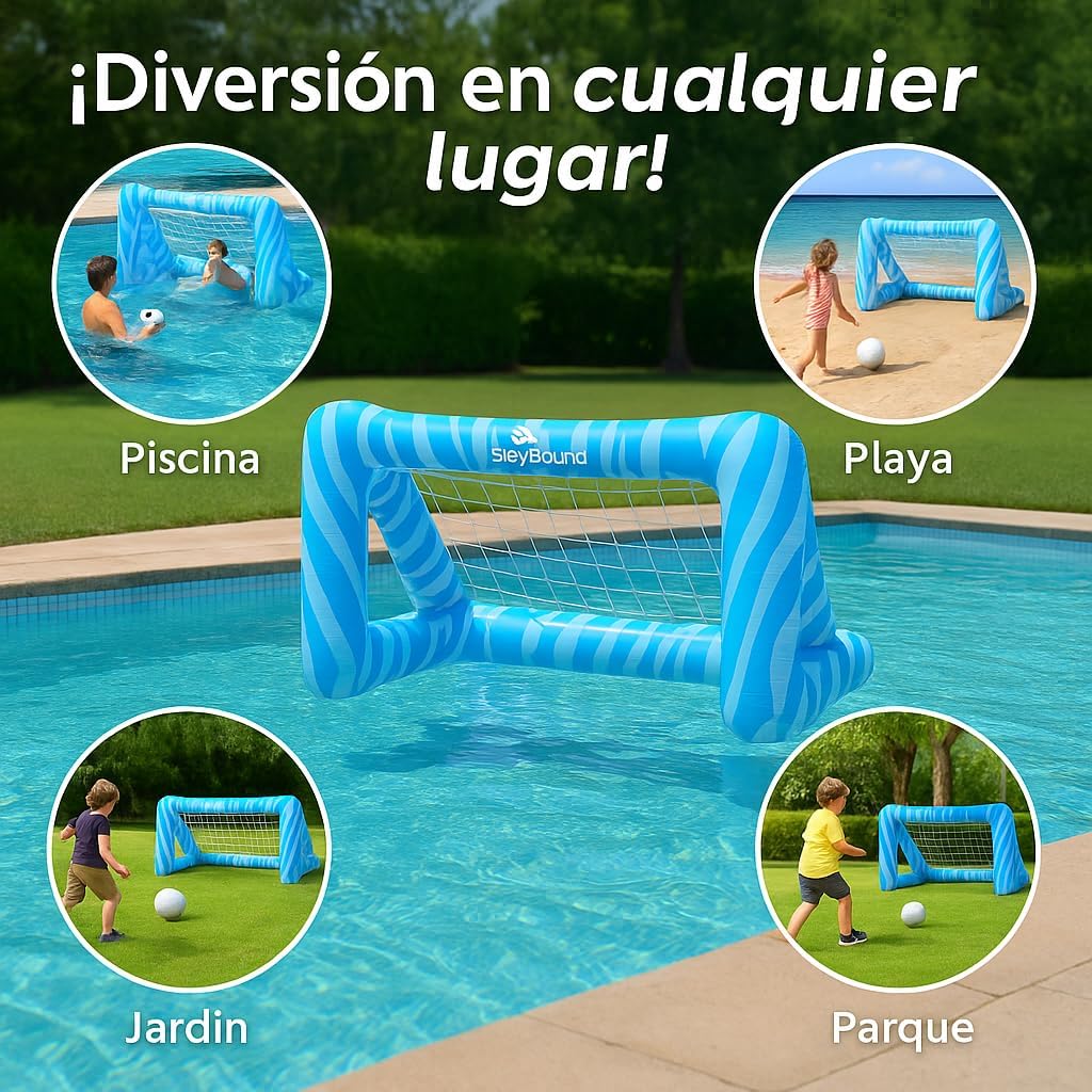 SkyBound - 2 Porte Gonfiabili per Bambini con Pallone - immagine 5