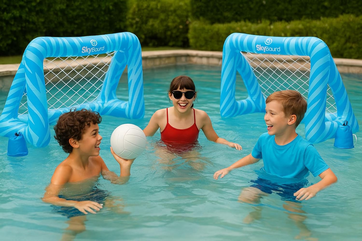 SkyBound - 2 Porte Gonfiabili per Bambini con Pallone - immagine 7