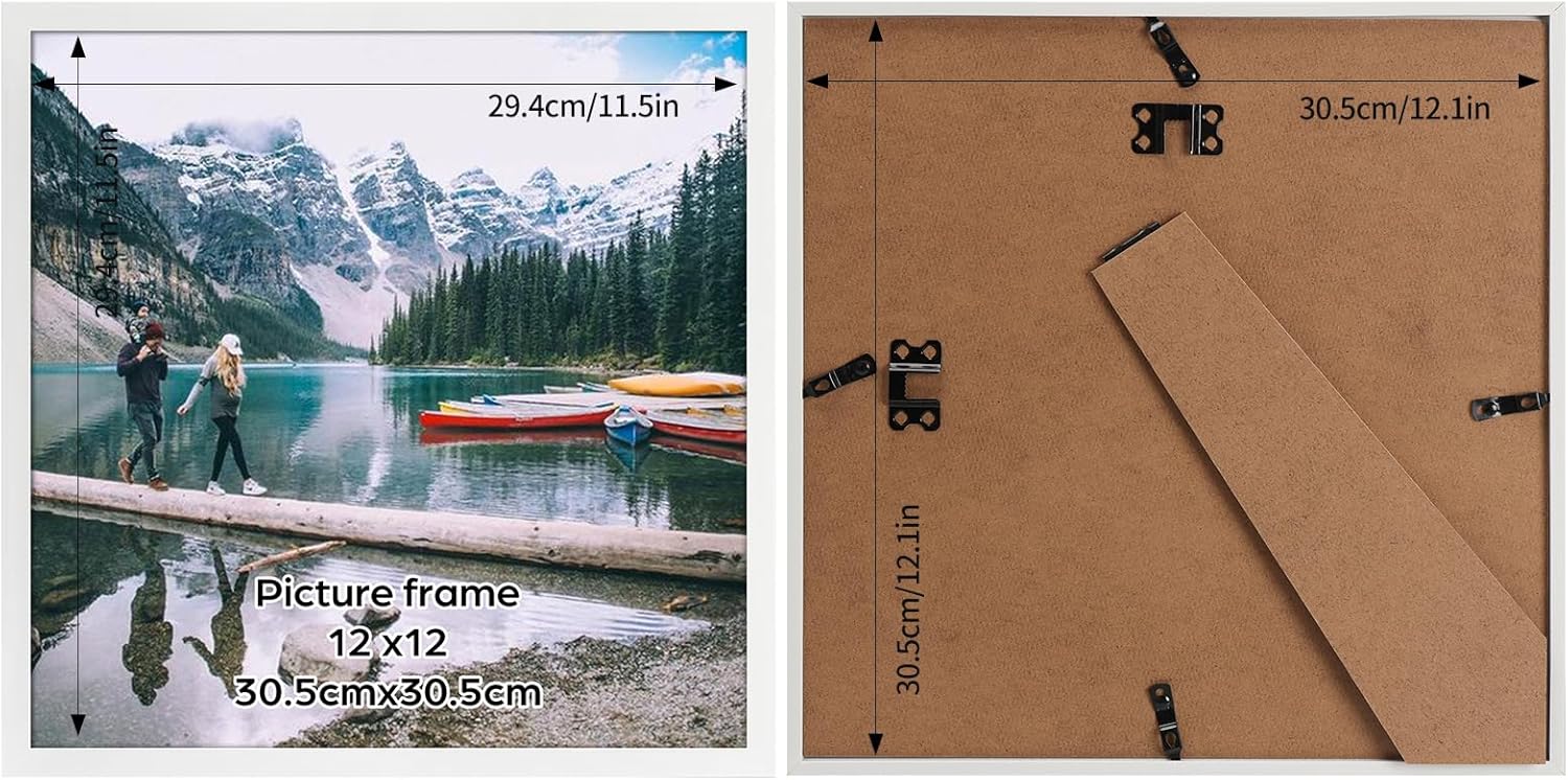 Giftgarden Cornice Bianca 30x30cm - immagine 2