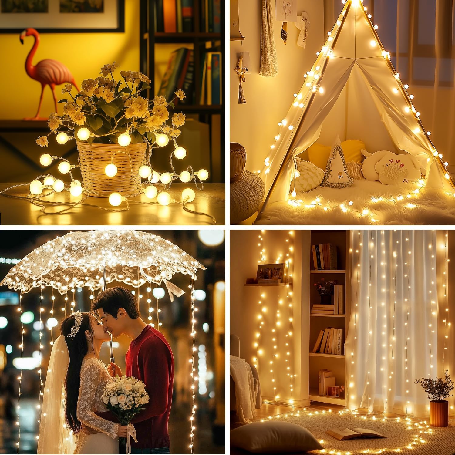 Da Light Catena Luminosa a Sfera 12m, 120 LED - immagine 6