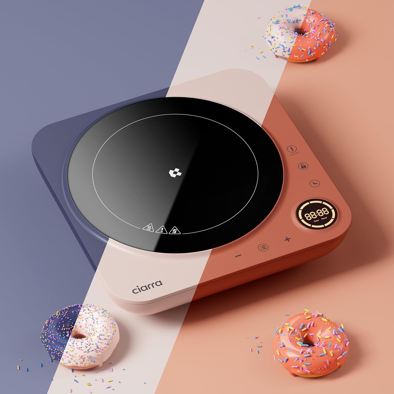 Ciarra Piastra a Induzione Portatile 2000W - immagine 7