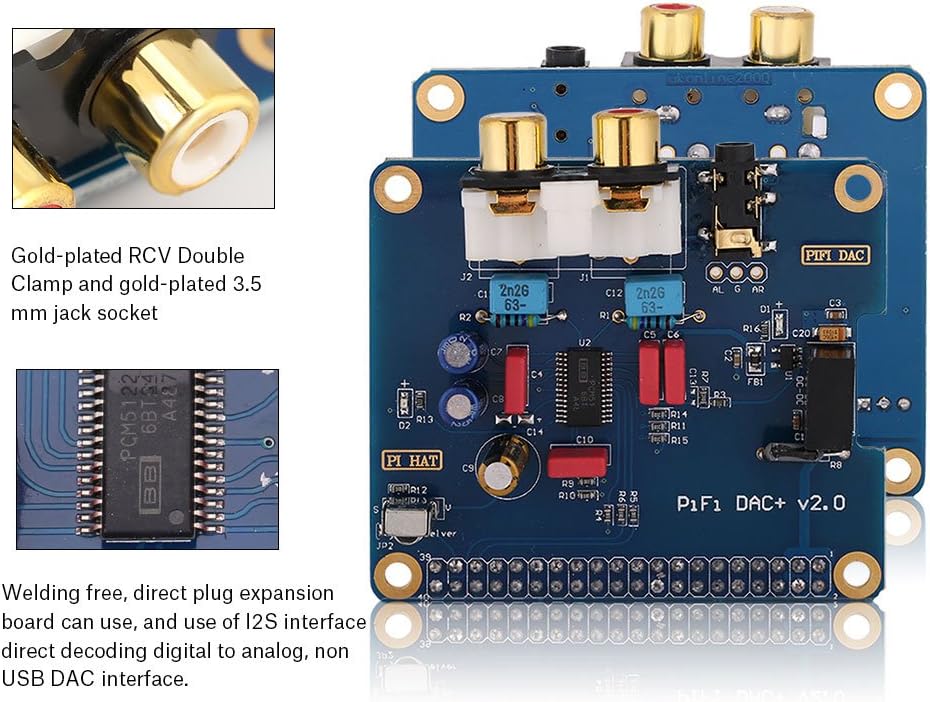 Scheda Audio I2S PiFi DIGI DAC+ HIFI DIGI - immagine 2
