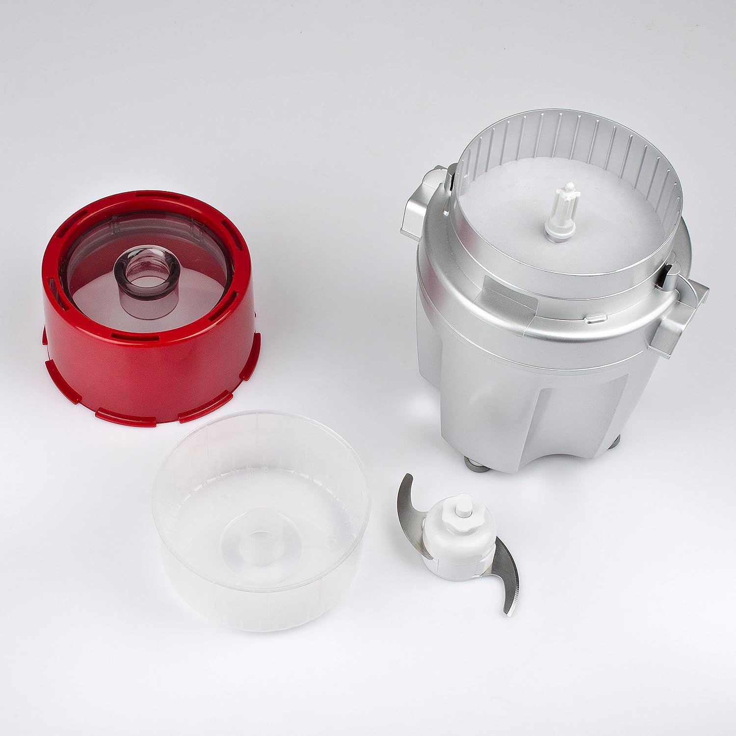 Girmi TR20 Tritatutto 600W, Grigio/Rosso - immagine 4