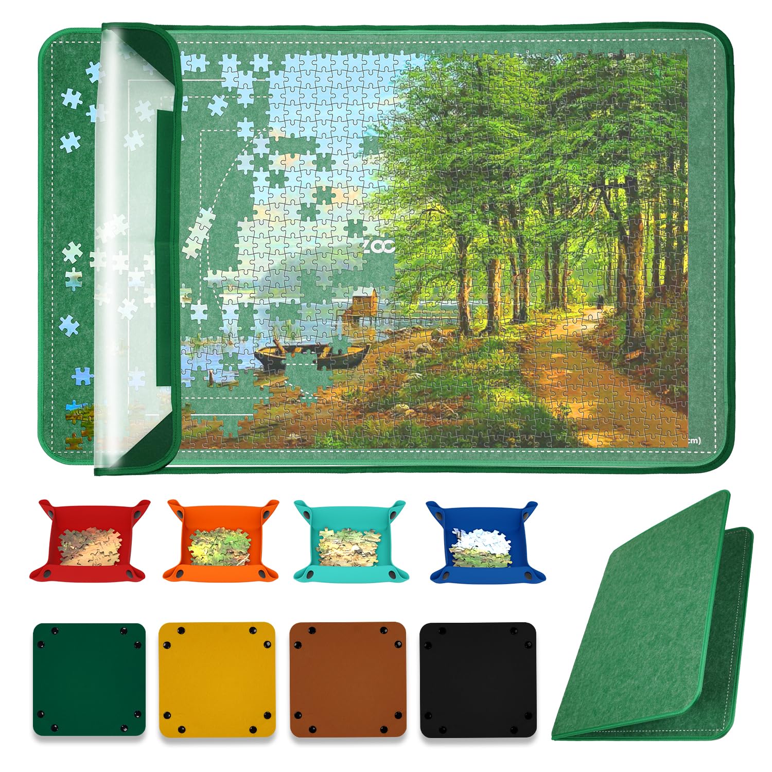 Mozooson Puzzle da 1500 pezzi - Pieghevole 95x65 cm