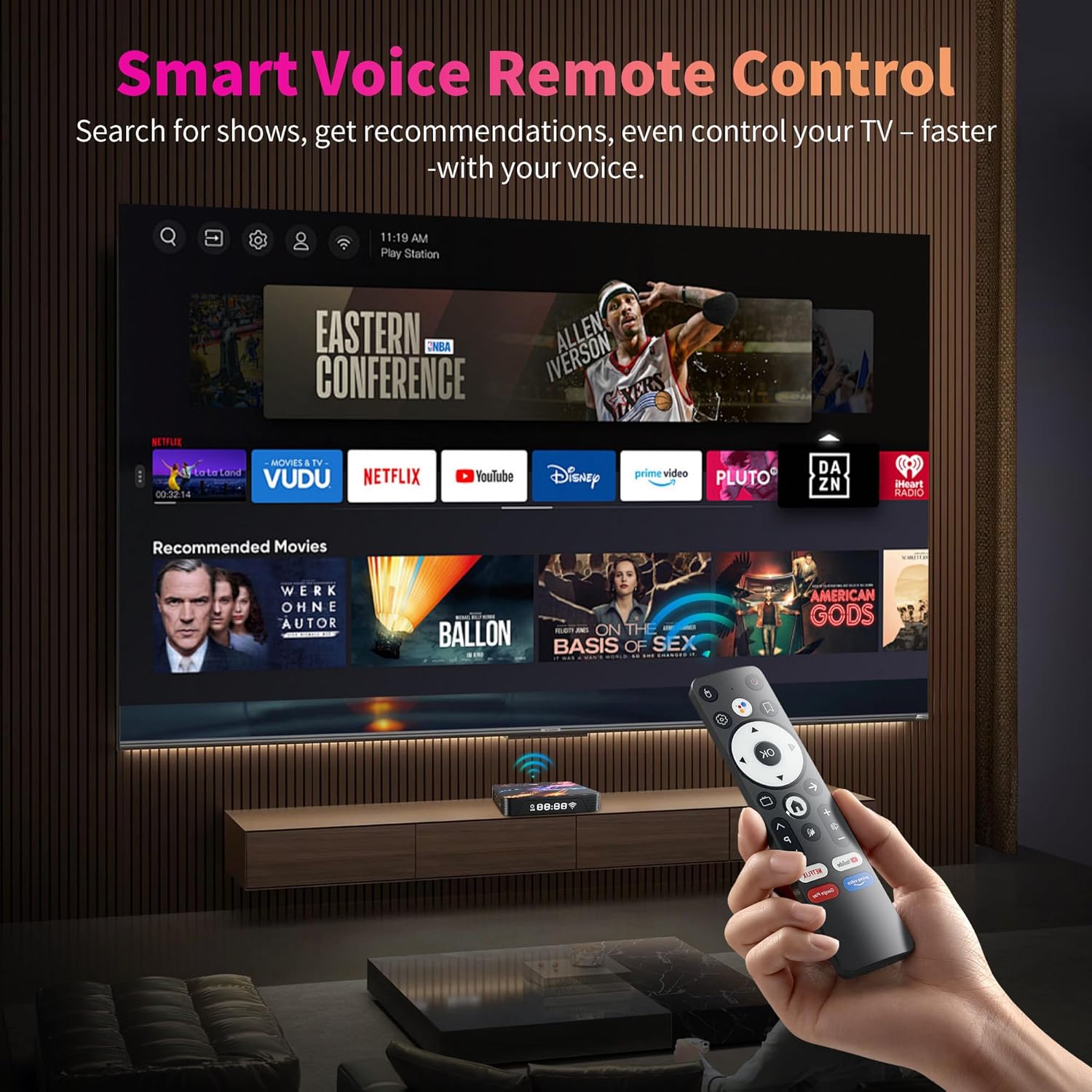 Greva 8K Android 14.0 TV Box 4GB RAM 64GB ROM - immagine 4