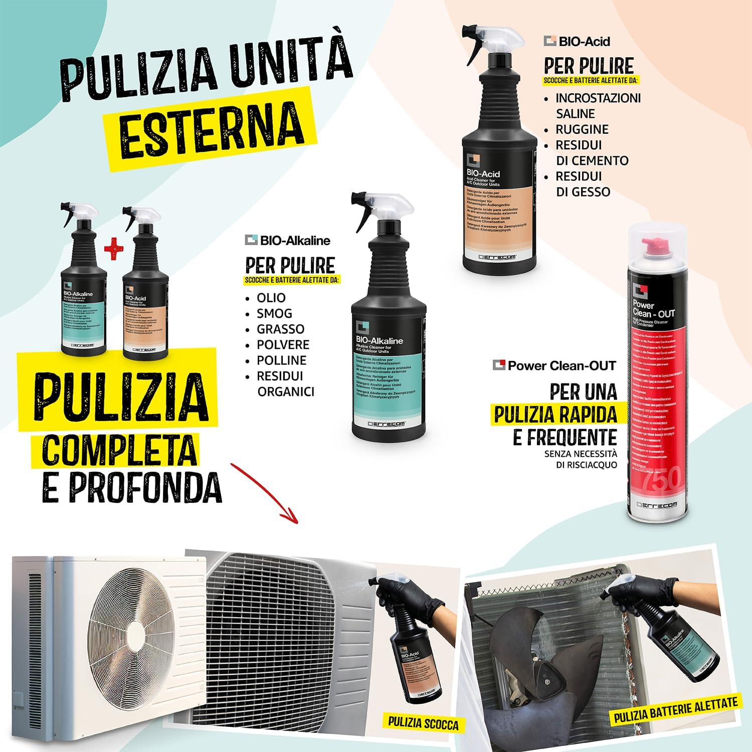 Errecom Kit Pulizia Climatizzatori - immagine 4